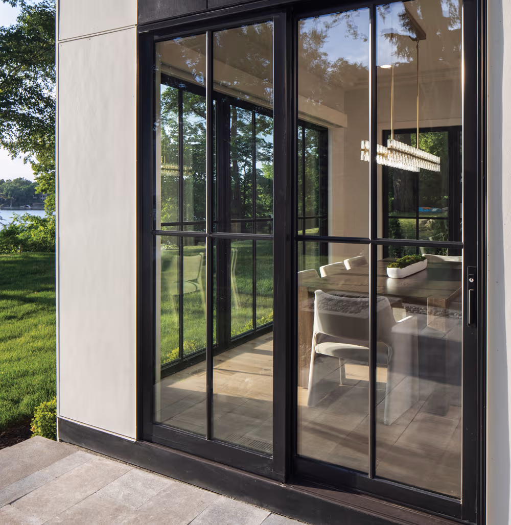Aluminum Clad Vinyl Patio Door Frame