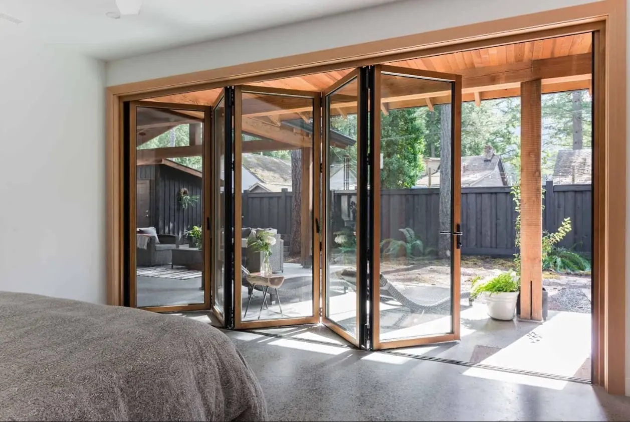 Timber Bi Folding Doors