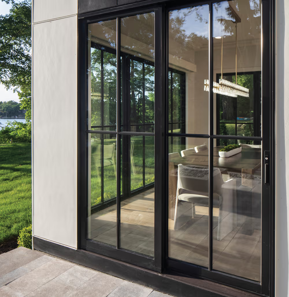 Aluminum Clad Vinyl Patio Door Frame