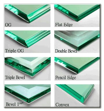 Custom Cut Glass installation