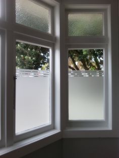 Frosted or Patterned Interior Glass