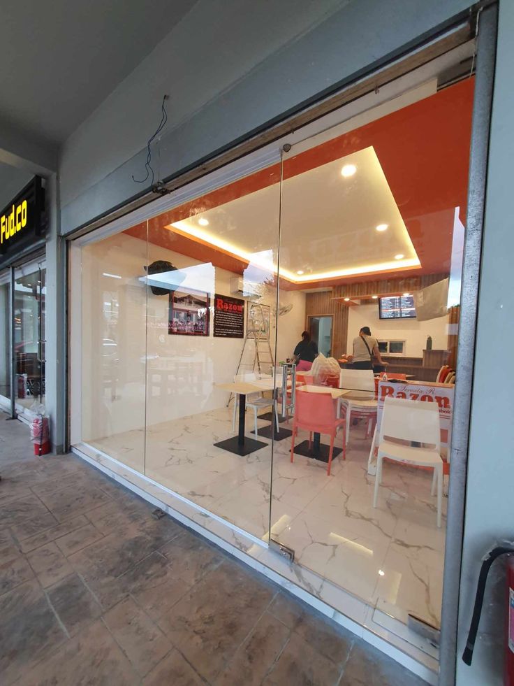 Full Glass Storefront Entrance