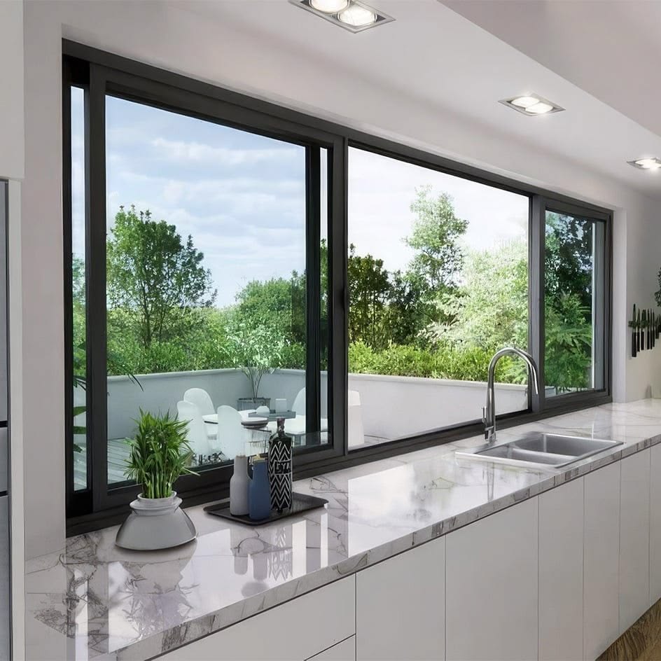 Triple Slider Windows