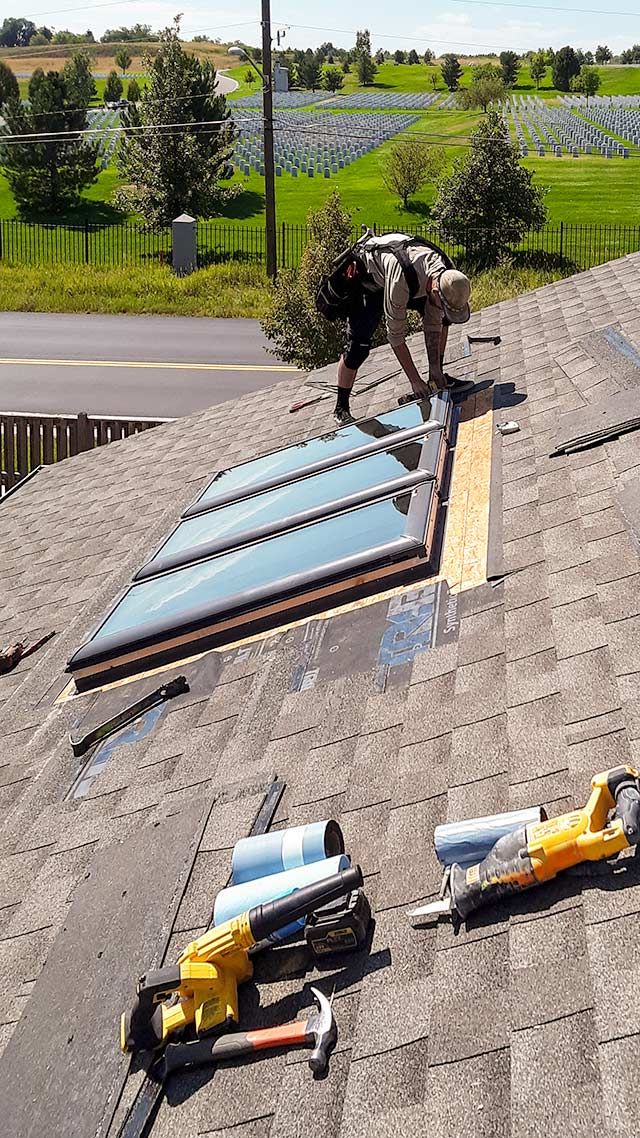 custom skylight installation
