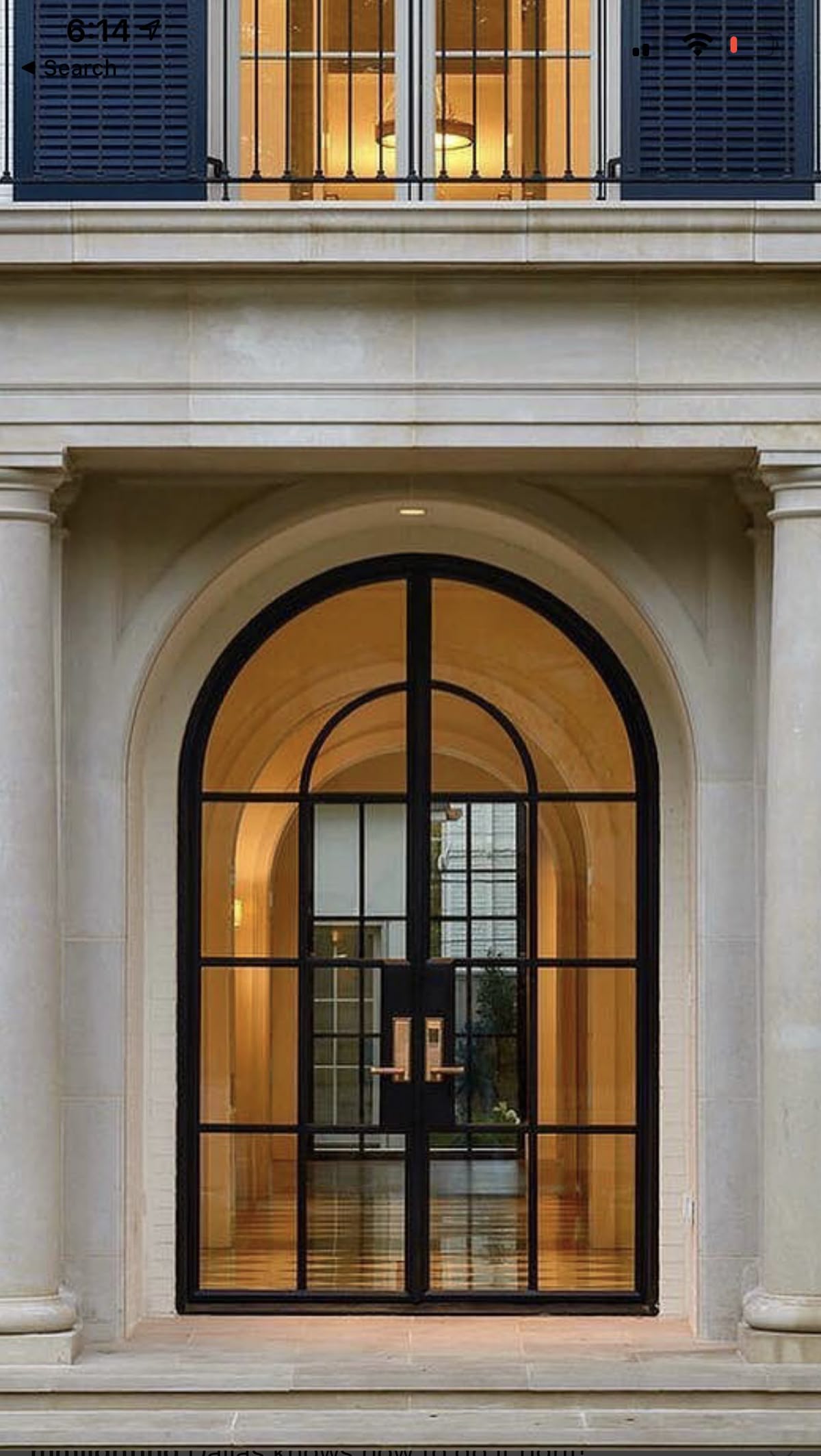 Minimalist Glass Door