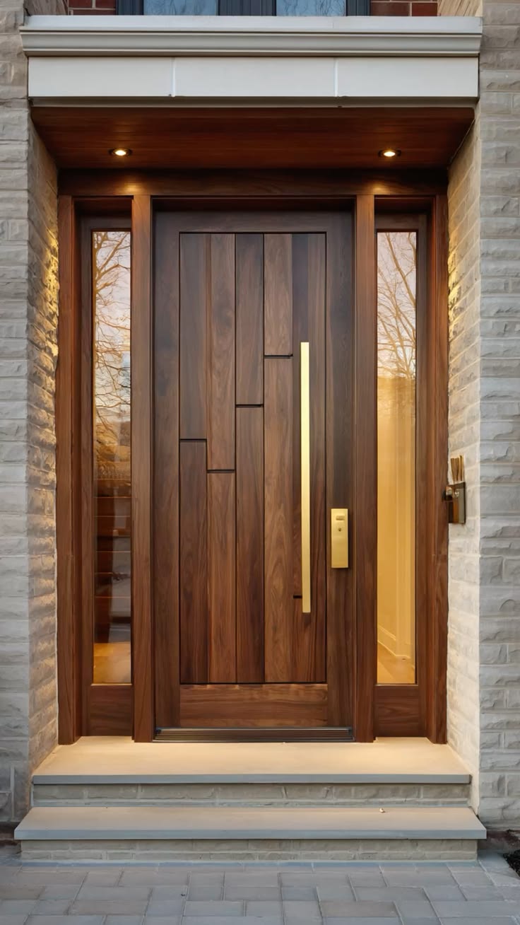 Soft and Balanced Front Door Designs
