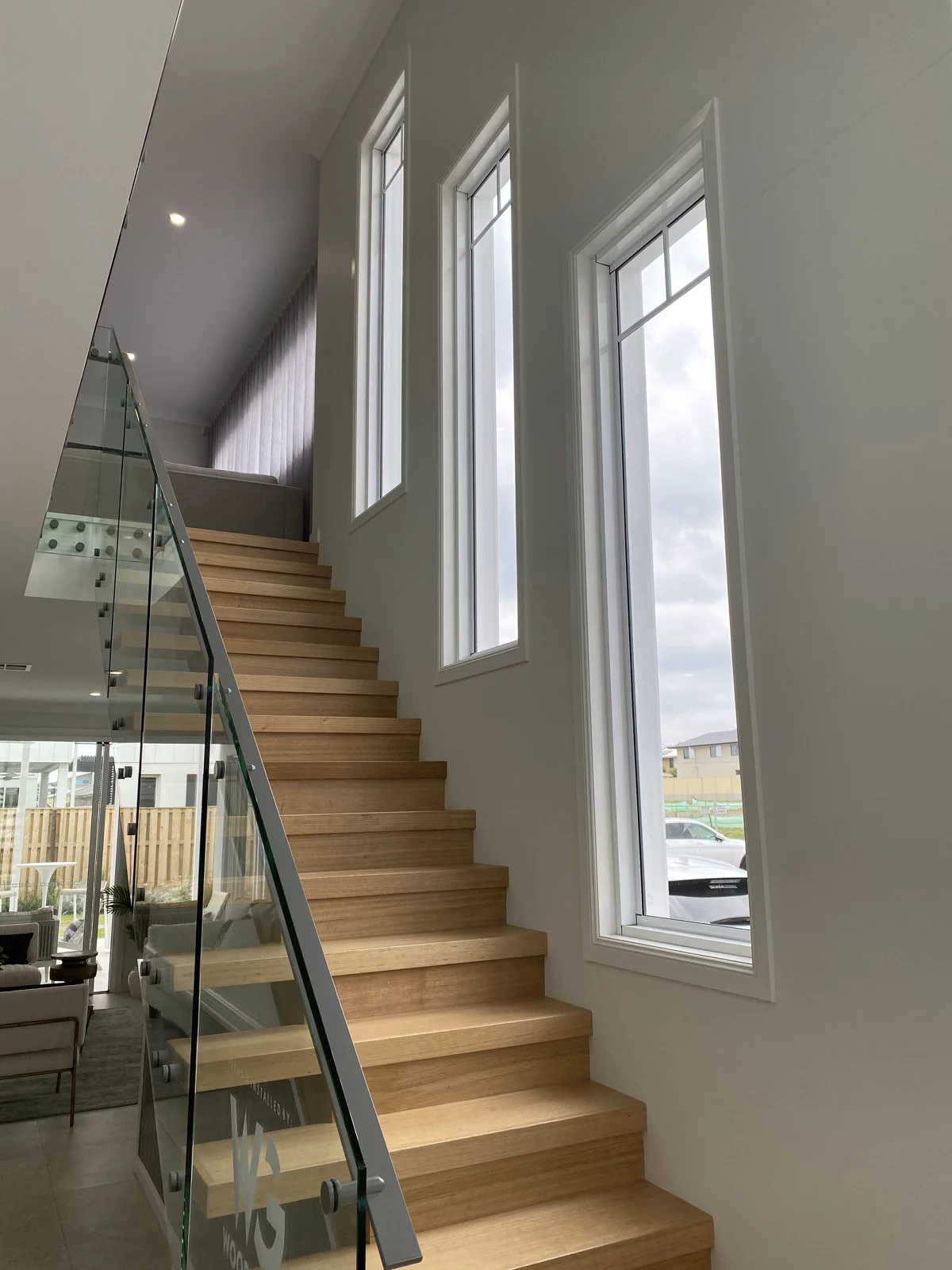 Stairwell and Hallway Windows