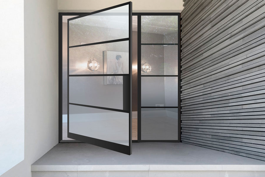 Steel Pivoting Doors