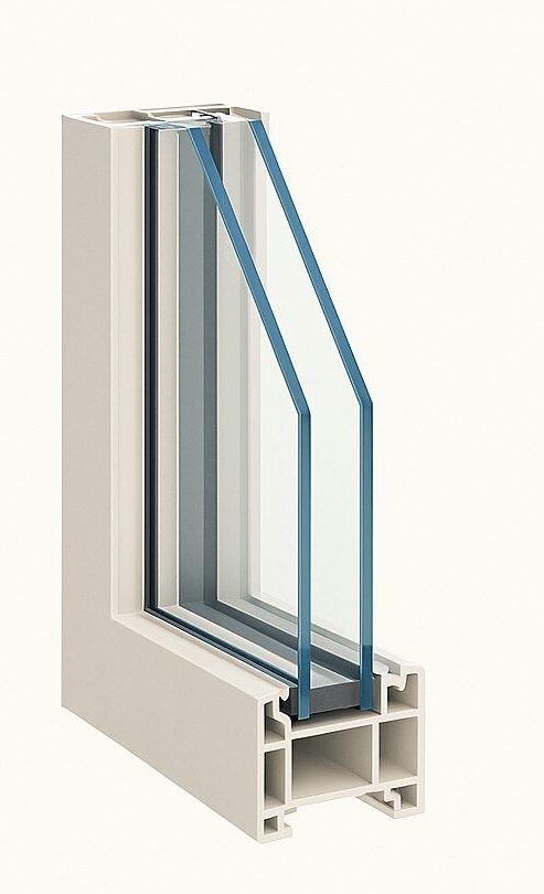 Vinyl frame of Ecoline windows