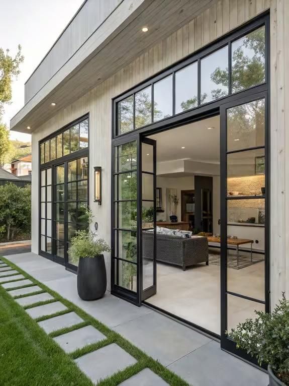 Swing patio door types